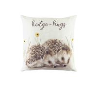 Evans Lichfield Woodland Hedge Hugs Hand-Painted Printed Cushion | Size: 43 cm x 43 cm Evans Lichfield Multicolor 43 cm x 43 cm