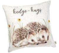 Evans Lichfield Woodland Hedgehugs Polyester Filled Cushion, Multi, 43 x 43 cm