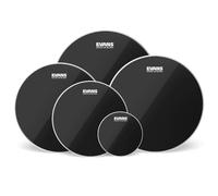 EVANS MX Black Tenor Pack (6 inch, 10 inch, 12 inch, 13 inch, 14 inch)