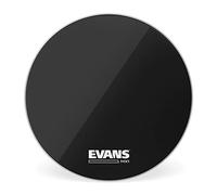 Evans MX1 Black Marching Bass Drum Head, 22 Inch