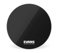 EVANS MX2 Black Marching Bass Drum Head, 24 Inch