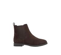 EVANS Suede Chelsea Boots In Wide E & Extra Wide Eee Fit - Women's - Plus Size Curve