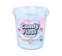Evans' Sweets 6 x Blue Raspberry Candy Floss Tubs 50g Each | Freshly Made in the UK | Soft Fluffy Fairground Candy Floss | Party Favours, Wedding Sweet Table & Gifts