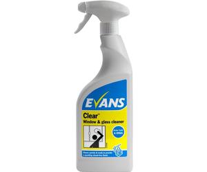 Evans Vanodine A096 Window Glass & Stainless Steel Cleaner ~ 6x750 mL