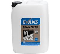 Evans Vanodine Drain Clear, Enzyme, Drain and Grease Trap Maintainer, 10 Litres