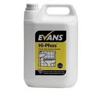 Evans Vanodine Hi-Phos High Active Phosphoric Acid Cleaner and Descaler for Stainless Steel and Porcelain 5 Litre Bottle