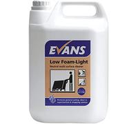 Evans Vanodine Low Foam Light, Floor Cleaner for Combination Scrubber Driers, 5 Litres, Pack of 2
