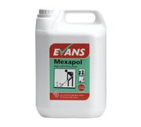 Evans Vanodine Mexapol Floor Polish High Solids High Gloss Slip Resistant 5ltr