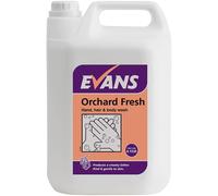 Evans Vanodine Orchard Fresh, Refreshing Hand, Hair and Body Wash, 5 Litres
