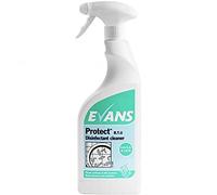 Evans Disinfectant Protect - Ready-to-Use, Perfumed 750 ml (Pack of 6)