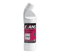 Evans Vanodine Toilet Cleaner & Descaler, 1 L Angle Neck Bottle, Pack of 12