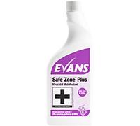 Evans Vanodine Virucidal Disinfectant Safe Zone Plus No Perfumes 750ml