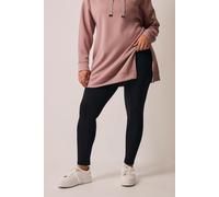 Evans Women's Cotton Stretch Leggings in Black | Size: 22-24 Evans Black 22-24