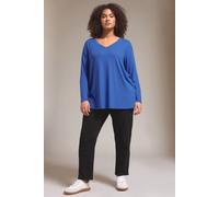 Evans Women's Modal Blend Swing Top in Blue | Size: 30-32 Evans Blue 30-32