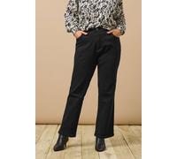 Evans Women's Plus Size Curve Fit Straight Leg Jeans in Black | Size: 22R Evans Black 22R