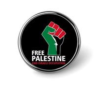 Evans1nism Free Palestine End Israeli Occupation Pins Pack Israeil Strong Pray Jean Buttons Israel Flag Brooch Pins Support Pray Button Pins Bright Lapel Pin Badge For Bookbags Hats Cloth