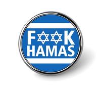 Evans1nism Fuck Hamas Enamel Pins Sets Country World Country Flag Pins For Backpacks Brooch Pins Support Pray Custom Buttons Unique Badges Brooch For Friends Clothing Decor