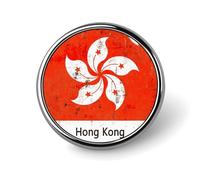 Evans1nism Hong Kong Flag Pins Sets Patriotic Decorations Holiday Flags Pins For Backpacks National Day Custom Buttons Button Pins Bright Pins For Backpacks Clothes Bags Jackets