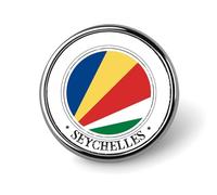 Evans1nism Seychelles Flag Pins Sets National Day Memorial National Day Brooch Pins International Holiday Backpack Pins Badge Pins Funny Fashion Accessory For Backpacks Decor