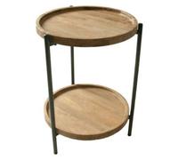 Evansville Mango Wood Round End Table