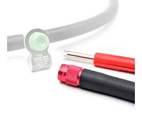 EVAP Service Port Adapter Adaptor Connector Kit w/Valve Removal Tool Smoke Leak Tester