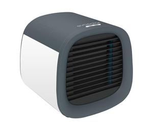 Evapolar evaCHILL Personal Portable Air Cooler and Humidifier, Desktop Cooling Fan, for Home and Office, with USB Connectivity and Built-in LED Light, Urban Grey, small