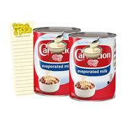 Evaporated Milk Bundle With Evaporated Milk 410g x2 and Intrinsic Treats Shopping List Card