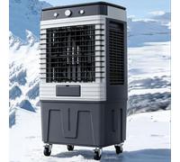 Evaporative Air Cooler - 80L Capacity, 120° Oscillation, 4 Ice Packs - Ideal for Home and Office Cooling