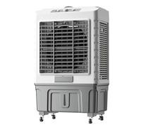 Evaporative Air Cooler Fan, 3-Speed Portable Air Conditioner with 120° Oscillation, 55L Water Tank, Swamp Cooler with Universal Wheels for Indoor and Outdoor Use