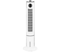 Evaporative Air Cooler Fan - Portable Tower Cooling Fan for Bedroom with Ice Packs, 80° Oscillation, Remote Control, 3 Speed & 3 Modes, Quiet Bladeless Design