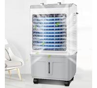 Evaporative Air Cooler, High 3000 CFM Cooling Power, Large 8 Gal Water Tank, 3 Speed Settings, Portable Design for Outdoor and Commercial Spaces