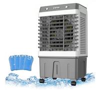 Evaporative Air Cooler - Industrial Strength Oscillating Fan for Commercial and Home Use, 23000m³/H Air Volume, Efficient Water Tank Design