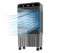 Evaporative Air Cooler, Portable Swamp Cooler with 10.5 Gallon Water Tank, 3-in-1 Air Conditioner, Cold Air Fan with 5 Ice Packs