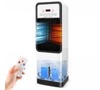 Evaporative Air Cooler, Swamp Cooler with 1800W PTC Heater