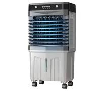 Evaporative Air Cooler Swamp Cooler with Water Tank, Portable Air Conditioner with 3 Speeds 12H Timer Ice Pack 120°Oscillation, Cooling Fan for Garage Commercial Use Industrial Air Conditionin