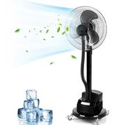 Evaporative Air Cooler with 3-Speed Adjustable Oscillation, Large Water Tank, Energy-Efficient for Home, Office, and Bedroom Cooling