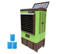 Evaporative Cooler, 200W, Button, 10.5 Gal Tank, Portable Swamp Cooler