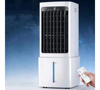Evaporative Cooler Portable Mobile Air Conditioner with 12L Tank, 3 Speeds, 120º Oscillation, Multi-directional Casters, Fan Air Cooler for Apartment & Workshop