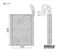 EVAPORATOR AIR CONDITIONING AE 116 000S FOR BMW X5/SAV/F15/F85/E70 X6/SAC/E71