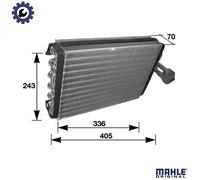 EVAPORATOR AIR CONDITIONING AE 36 000S FOR MERCEDES-BENZ C-CLASS/Break/T-Model