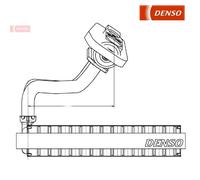 Evaporator, air conditioning DENSO DEV09020 For OPEL, ABARTH, FIAT, ALFA ROMEO