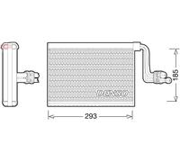 EVAPORATOR, AIR CONDITIONING DEV05002