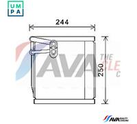 AVA COOLING SYSTEMS KAV199 Air conditioning evaporator