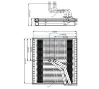 Evaporator, air conditioning MEAT & DORIA 997107 for AUDI Q3 (F3B) 2 2018-2021