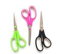 Evapure 8" Scissors with Soft Comfort Handles, Multipurpose, Durable, Sharp, and Comfortable, Ergonomic Grip, Perfect for Crafting, Kitchen & Office Tasks, (Pack of 3)