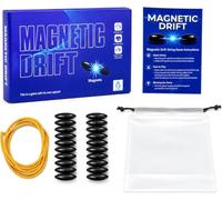 Evapure Magnetic Drift Magnetic Chess Game with 20 Magnets, String & Storage Bag, Fun Strategy Tabletop Game for Adults, Portable Travel Party Game, Magnetic String Challenge for 1-4 Players Age 14+
