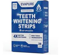 EVAPURE Professional Teeth Whitening Strips 28 Treatments, Convenient, Pain-Free Alternative, Teeth Whitening Agents, Easy-to-Follow Instructions, Professional Slip-Free, Non-Sensitive
