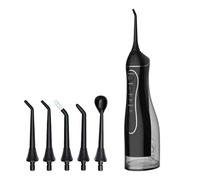 Evapure Teeth Oral Irrigator, Cordless, Powerful Long Life Battery, 360°Rotatable Multifunctional Jet, 300ML Detachable Water Tank, IPX7 Waterproof, USB Rechargeable, Travel & Home Use