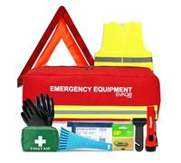 EVAQ8 Intermediate Car Safety Pack with Warning Triangle