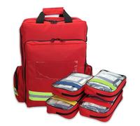 EVAQ8 Medical Equipment Backpack With 4 Removable Transparent Pouches 30 Litre Capacity